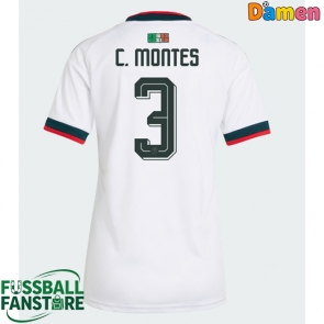 Mexiko Cesar Montes #3 Replik Auswärtstrikot Damen WM 2026 Kurzarm